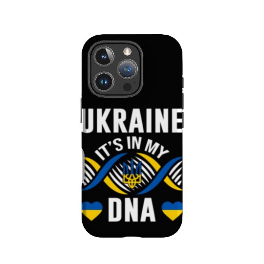 Ukraine Is In My Dna Ukrainian National Pride Flag IPhone Cases