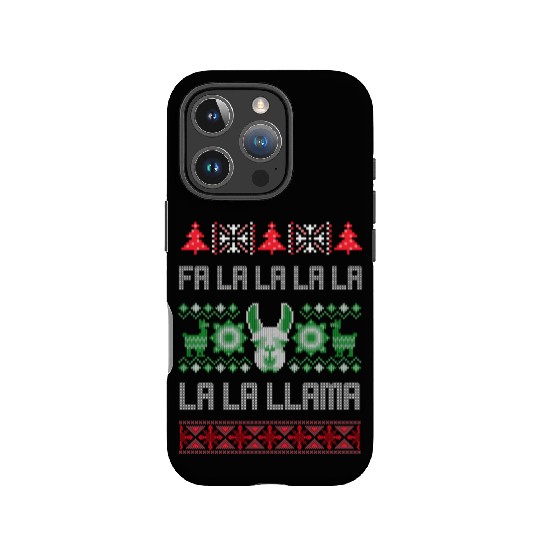 Fa La La Llama Ugly Llama IPhone Cases