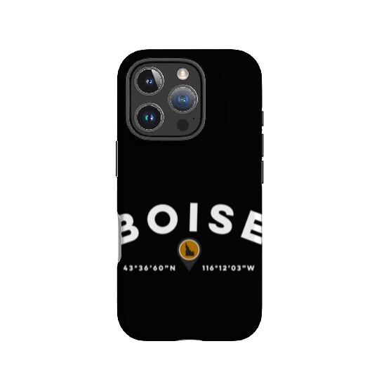 Boise Idaho Id Map IPhone Cases
