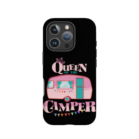 Queen Of The Camper Camping IPhone Cases