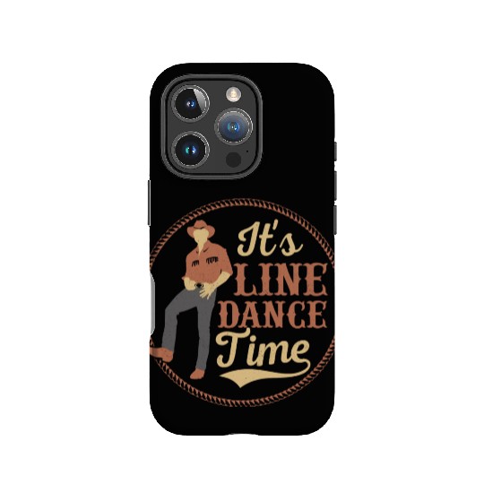 It's Line Dance Time Country Music Western IPhone Cases