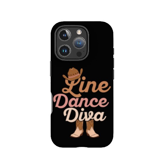 Line Dance Diva Western Country Music IPhone Cases