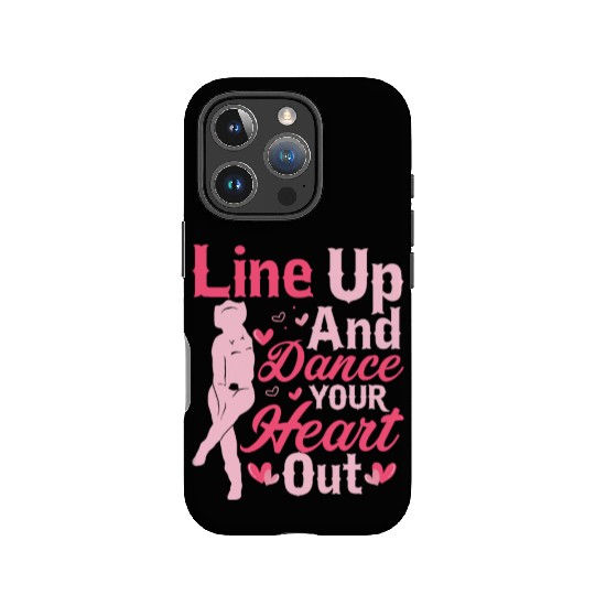 Line Up And Dance Your Heart Out Country Music Lin IPhone Cases