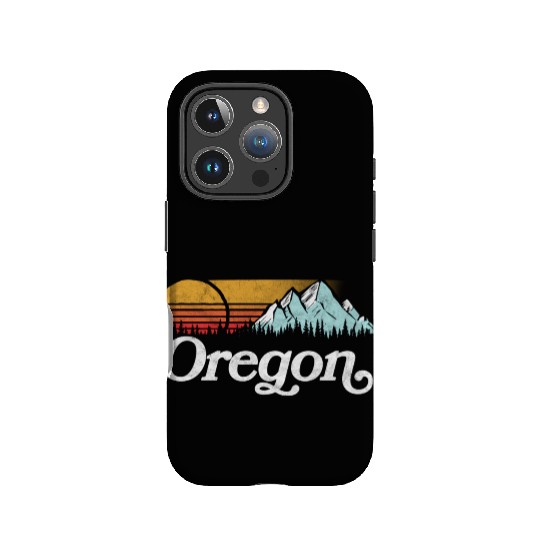 Oregon Mountains Sun IPhone Cases