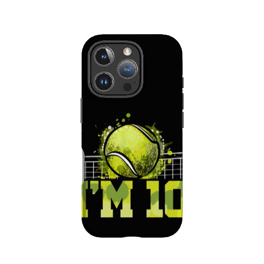 I'm 10 Racket Sports Tennis Player Kid 10th IPhone Cases
