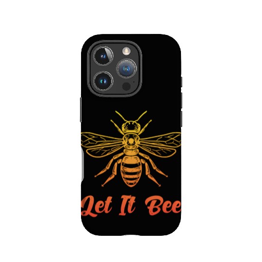 Beekepeer Let It Bee Beekepping Bumblebee Nature IPhone Cases