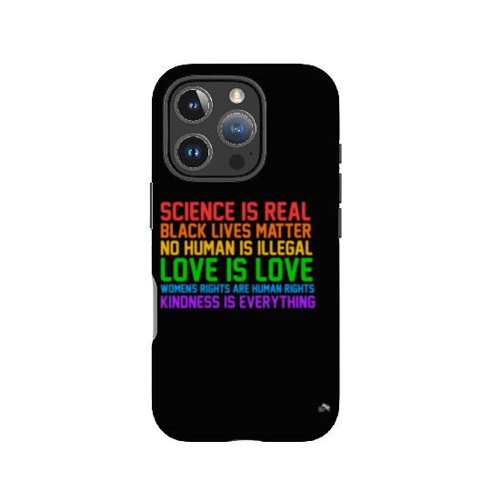 Science Is Real Kindness Is Everything IPhone Cases
