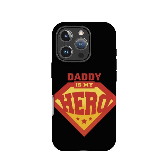 Daddy is my superhero 1 IPhone Cases