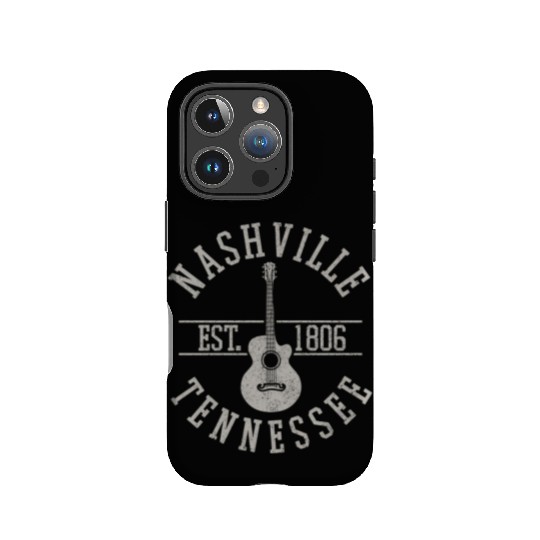 Nashville Country Music City Guitar IPhone Cases