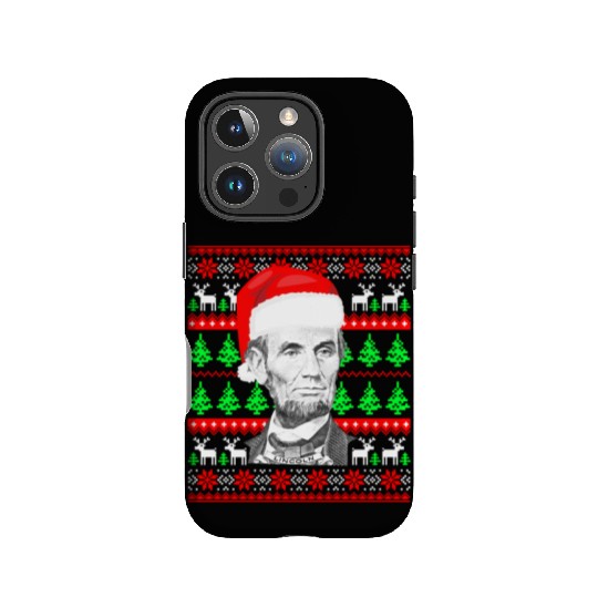 Abraham Lincoln Santa Ugly IPhone Cases