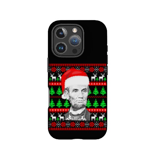 Abraham Lincoln Santa Ugly IPhone Cases