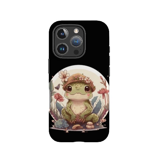 Cute Cottagecore Baby Frog Toad Frog Lovers IPhone Cases