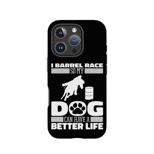 Horse Barrel Racing Dog IPhone Cases