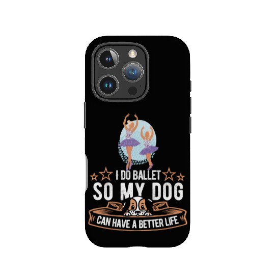Ballet Ballerina Dog IPhone Cases