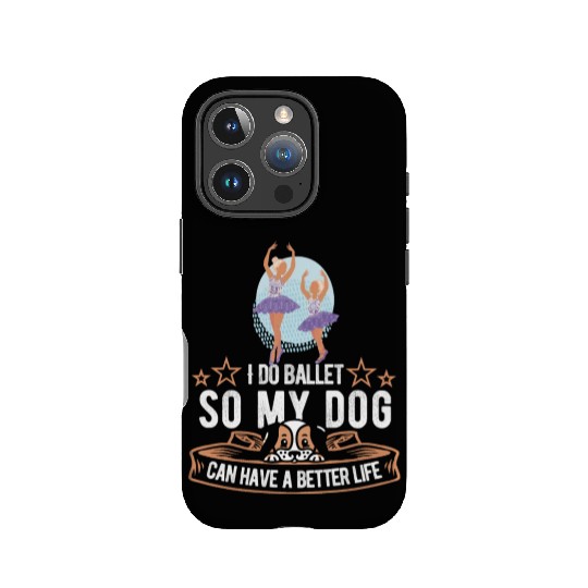 Ballet Ballerina Dog IPhone Cases