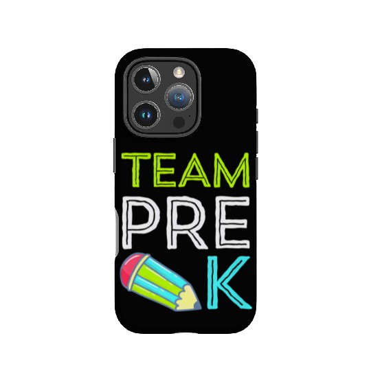 Team Pre-K Teacher First Day Preschool Back to Sch IPhone Cases