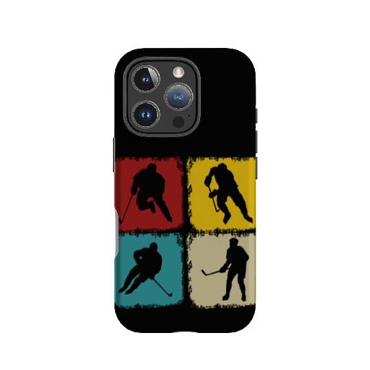 Retro Hockey Lover Classic Vintage Style Hockey IPhone Cases