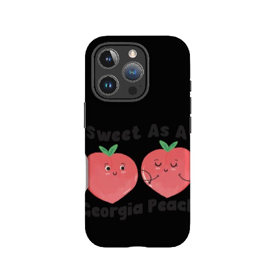 Sweet As A Georgia Peach Cute Funny Southern IPhone Cases