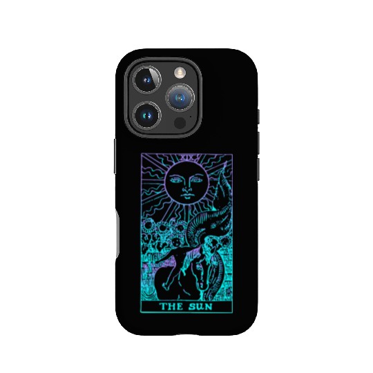 76205 The Sun Tarot Card Rider Waite Witchy IPhone Cases