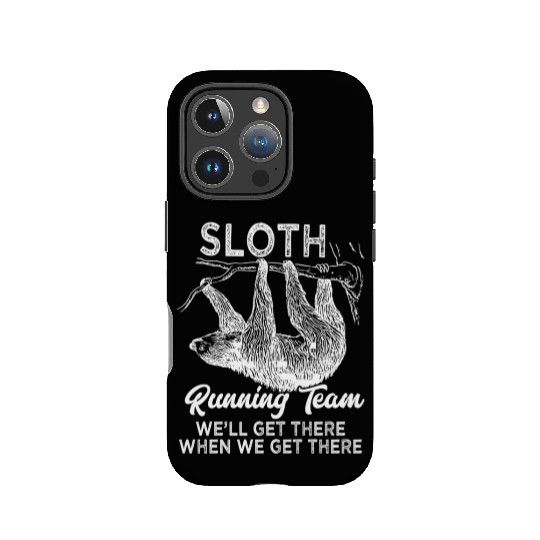 Bemytee Sloth Running Team IPhone Cases
