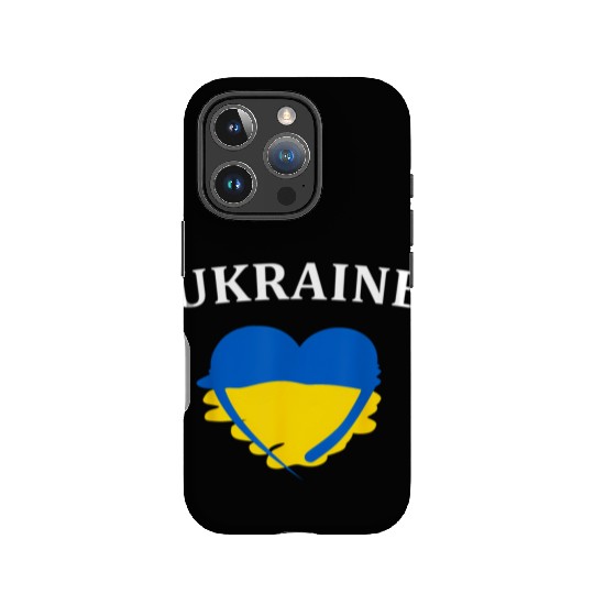 Ukrainian Flag Heart Ukraine IPhone Cases