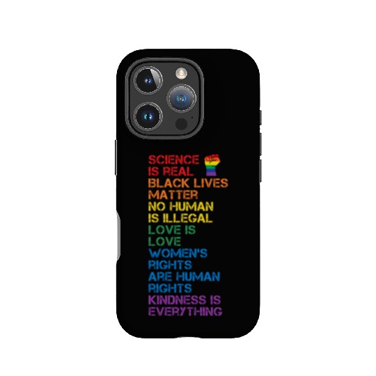 Science Is Real Black Lives Matter Lgbt Blm Fist IPhone Cases