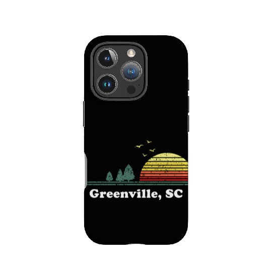 Greenville South Carolina Home Print IPhone Cases