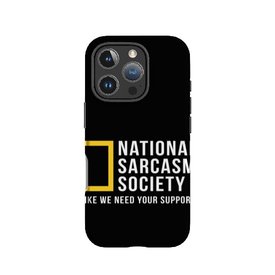 National Sarcasm Society IPhone Cases