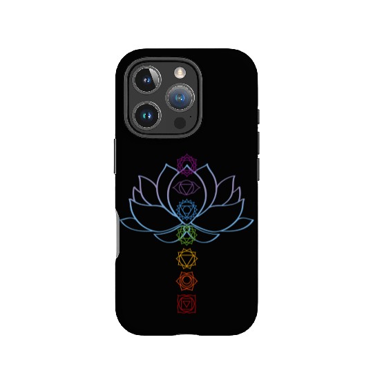 ritual Zen Lotus Chakras Aligned Yoga IPhone Cases