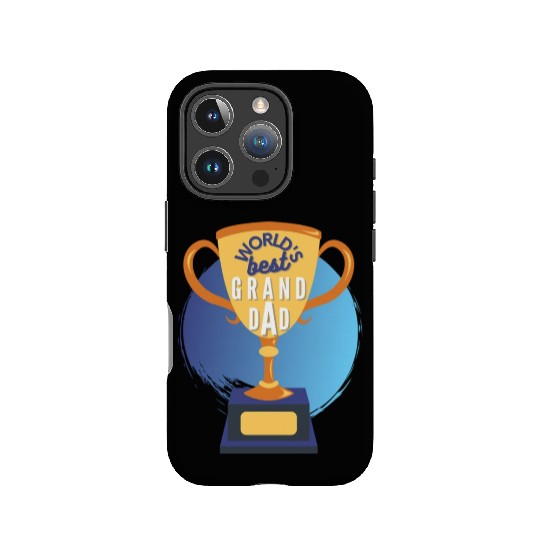 World s Best Grandad Trophy IPhone Cases