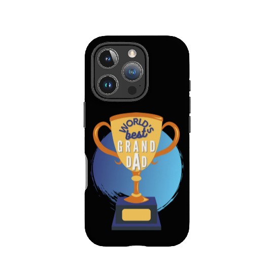 World s Best Grandad Trophy IPhone Cases