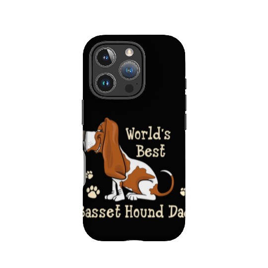 World s Best Basset Hound Dad Dog Owner IPhone Cases