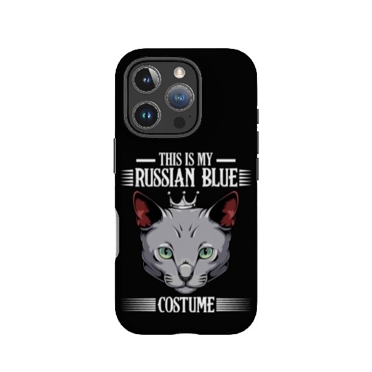 This Is My Russian Blue Costume Funny Cat Lover IPhone Cases