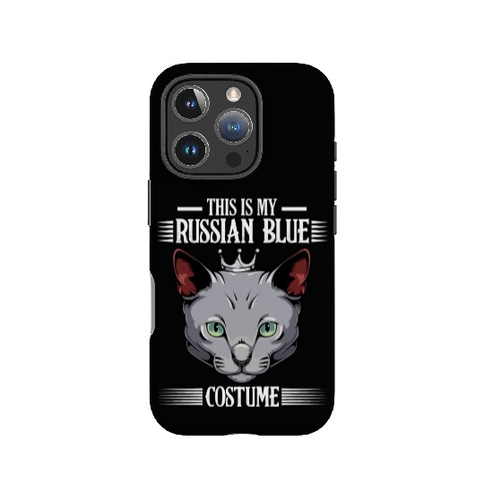 This Is My Russian Blue Costume Funny Cat Lover IPhone Cases
