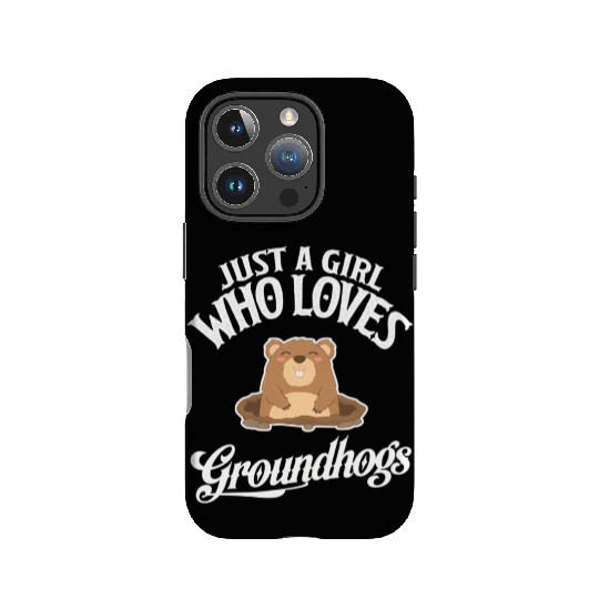 Who Loves Groundhogs Groundhog IPhone Cases