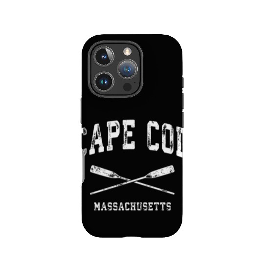 Cape Cod Massachusetts Nautical Crossed Oars IPhone Cases
