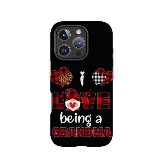 I Love Being Grandma Gnomes Family Valentine'S Day IPhone Cases
