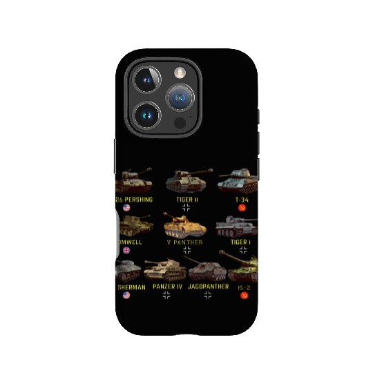 Top Ten Best Ww2 Tan M4 Sherman Panzer Iv Tiger IPhone Cases
