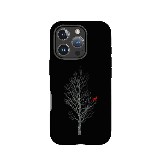 Winter Tree W Cardinal Bird IPhone Cases