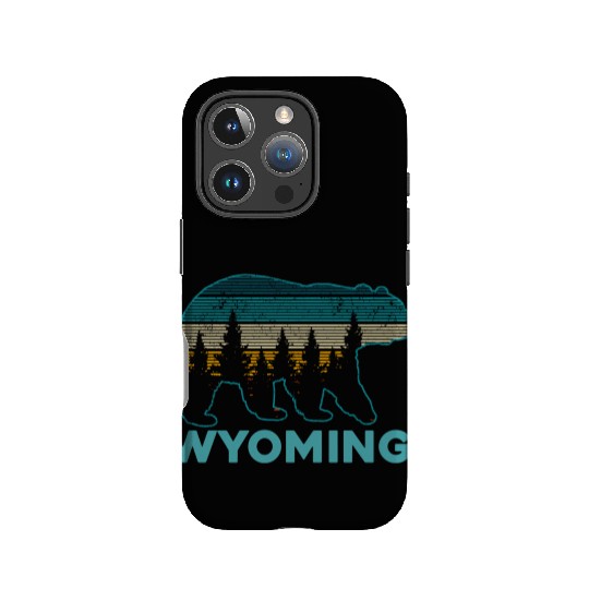 Wyoming Grizzly Bear Nature Hiking IPhone Cases