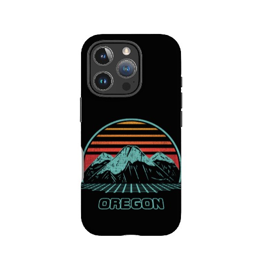 Oregon Mountain Hiking 80S Style IPhone Cases