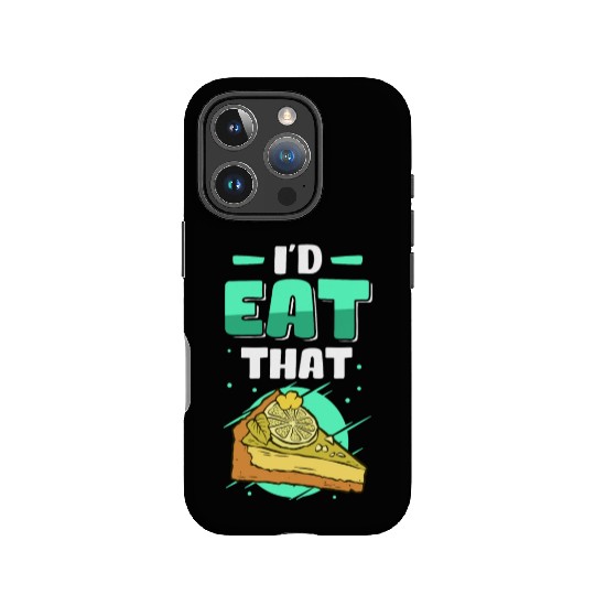 Pies Lover Eat That Key Lime Pie IPhone Cases
