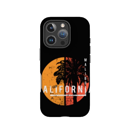 Malibu California Cool Palm Tree Native IPhone Cases