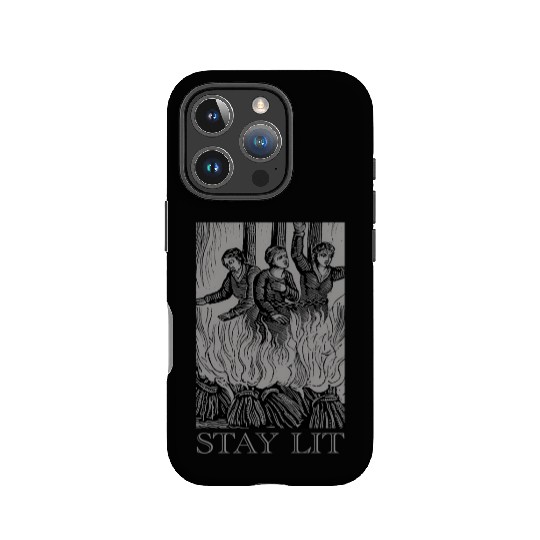 Stay Lit Occult Satan Witch Unholy Baphomet Tarot IPhone Cases