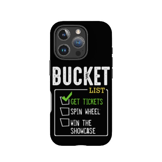 Bucket List Get Tickets Win Game Show Lucky IPhone Cases