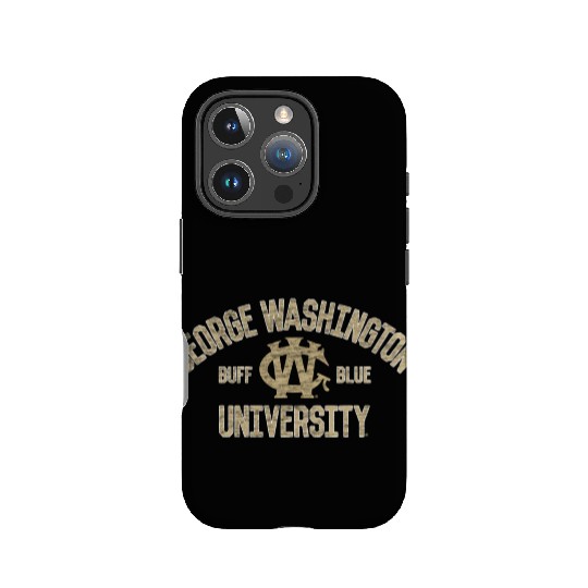 George Washington Colonials Arch Over Team Color IPhone Cases