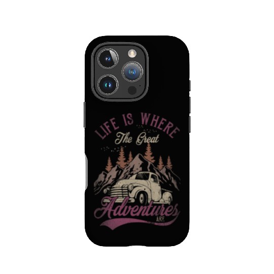 Life s Where The Great Adventures Are Vintage IPhone Cases