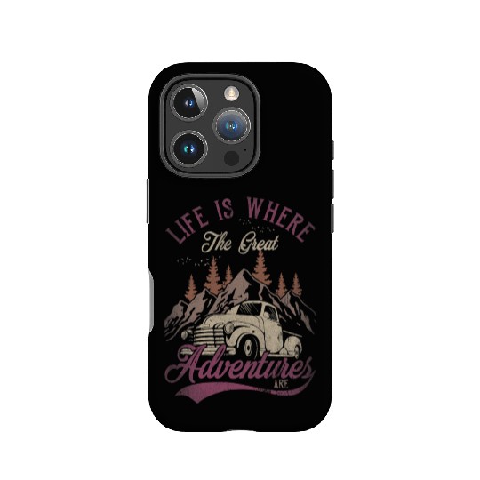 Life s Where The Great Adventures Are Vintage IPhone Cases