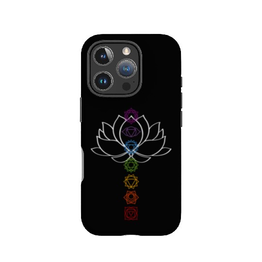 ritual Zen Lotus Chakras Aligned Yoga IPhone Cases