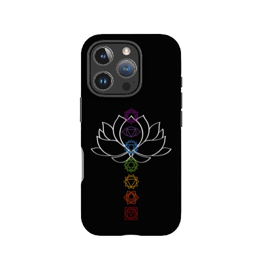 ritual Zen Lotus Chakras Aligned Yoga IPhone Cases